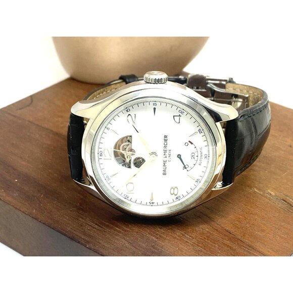 Baume & Mercier Men's Watch 10448 Clifton Swiss Automatic Power Reserve 43mm - Picture 8 of 14